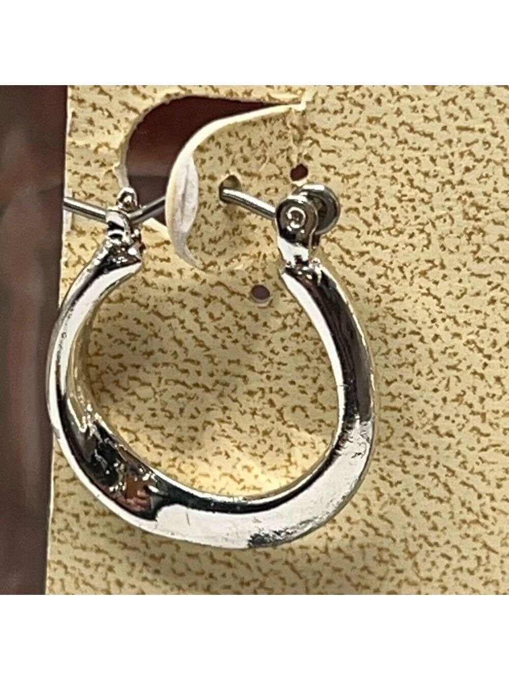 Hannah Silver Hoop Earrings